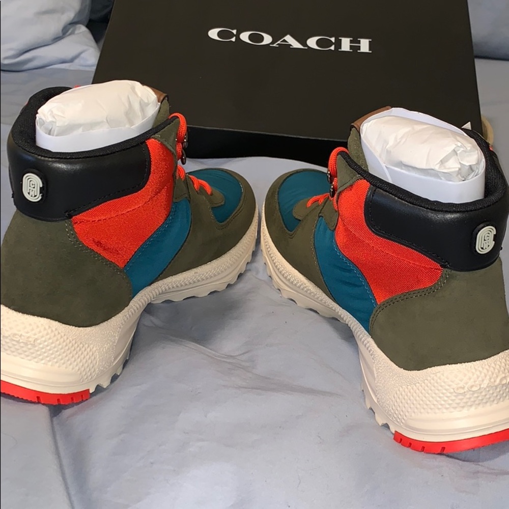 *FIRM* COACH Men’s C250 Nylon Hiker Boots ‼️‼️ - Picture 7 of 8